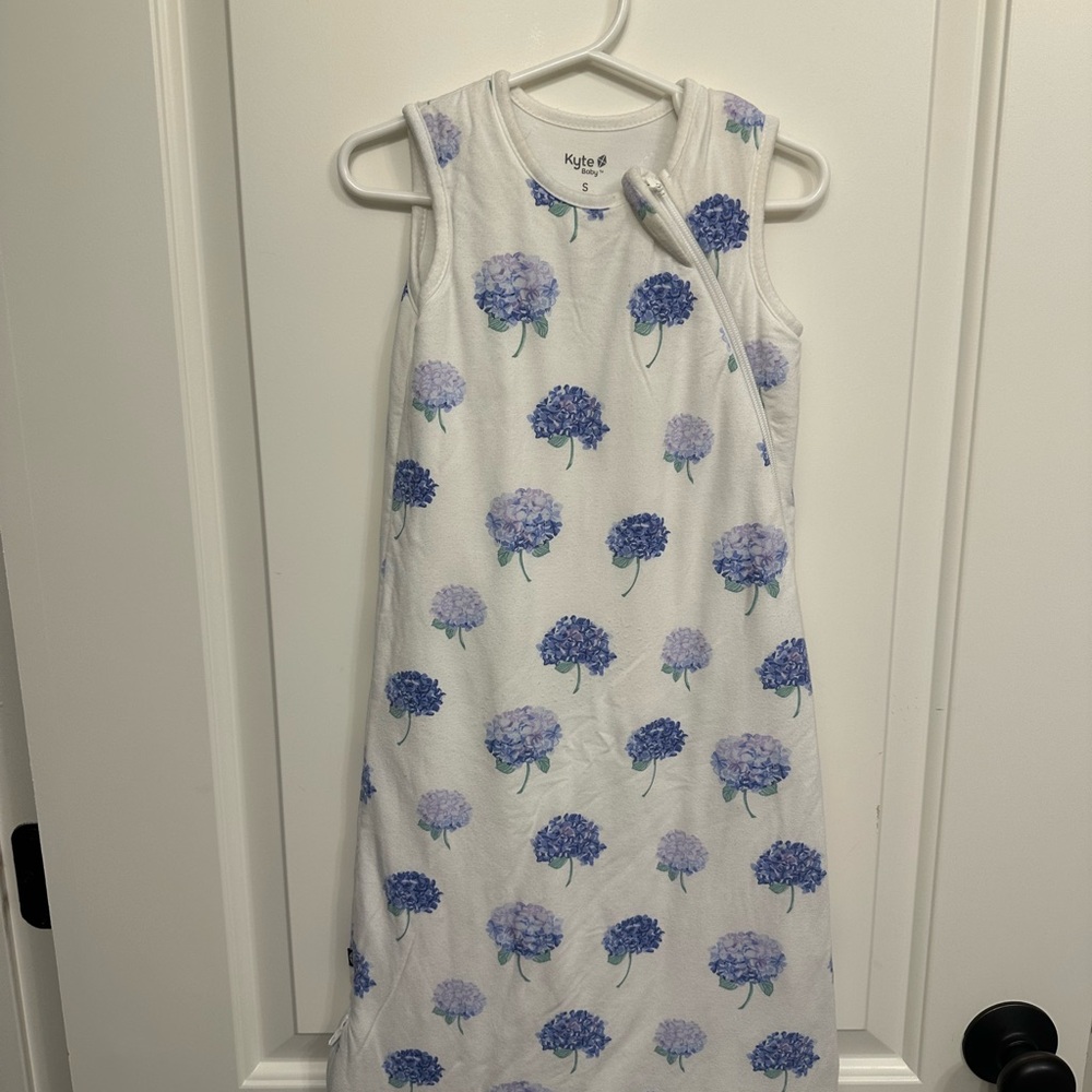 Kyte BABY Sleep Sack with Blue Floral Design